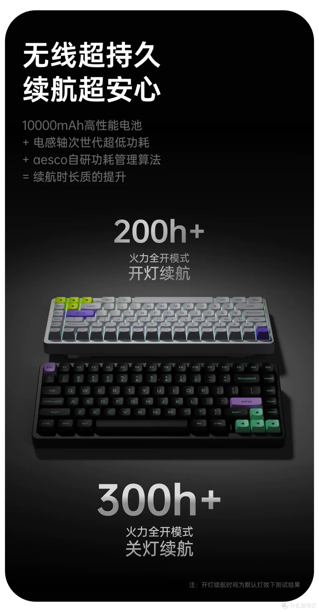无线4K“稳”字当头,aesco首发A系列两款配列无线电感轴键盘