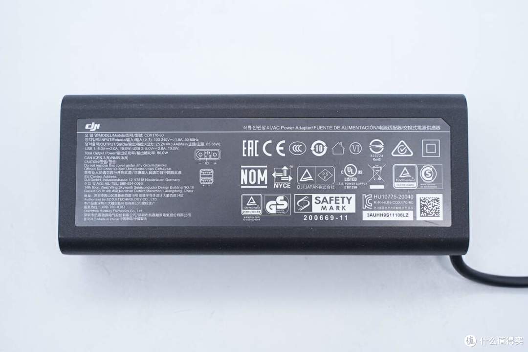 拆解报告:DJI大疆86W电源适配器CDX170-90