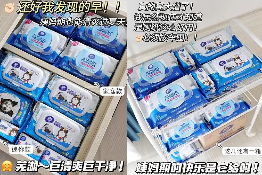 ▲湿厕纸