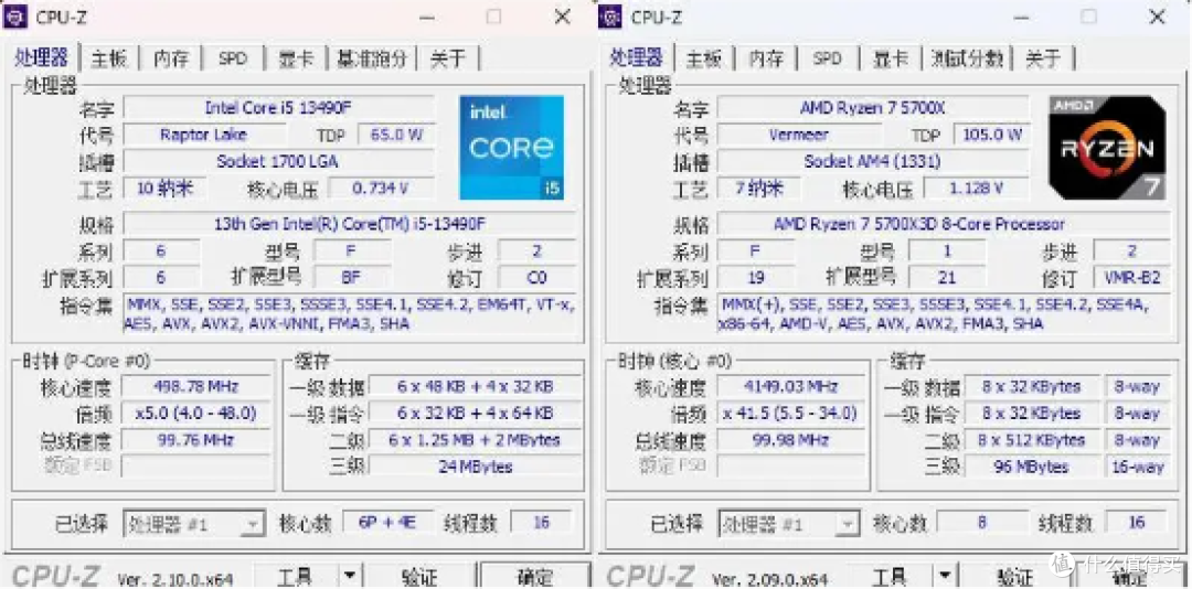 预算千元,X3D还是小黑盒?intel i5-13490F对比AMD 5700X3D 评测