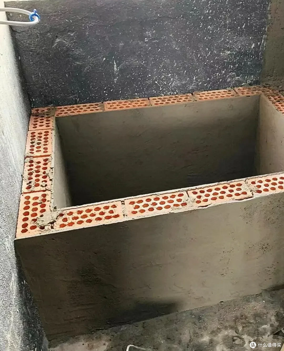 ▲瓦工做的浴缸