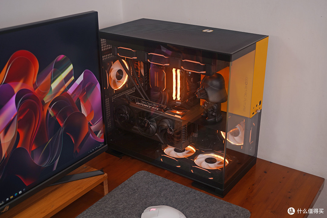 ROG Z790 DARK HERO + RTX 4070TI SUPER + 几何未来 Model5 悟空装机展示