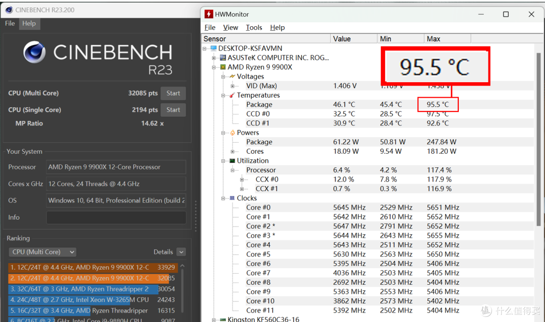 华硕X870E HERO+AMD 9900X,完美兼顾游戏与生产力的DIY主机它来了!