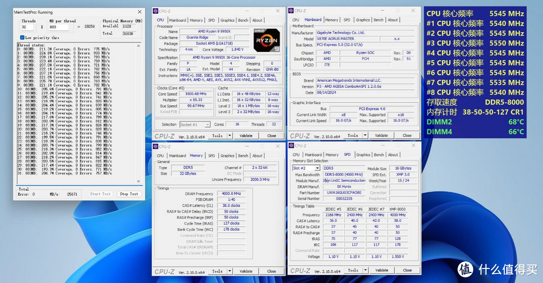 技嘉X870E AORUS MASTER超级雕主板评测