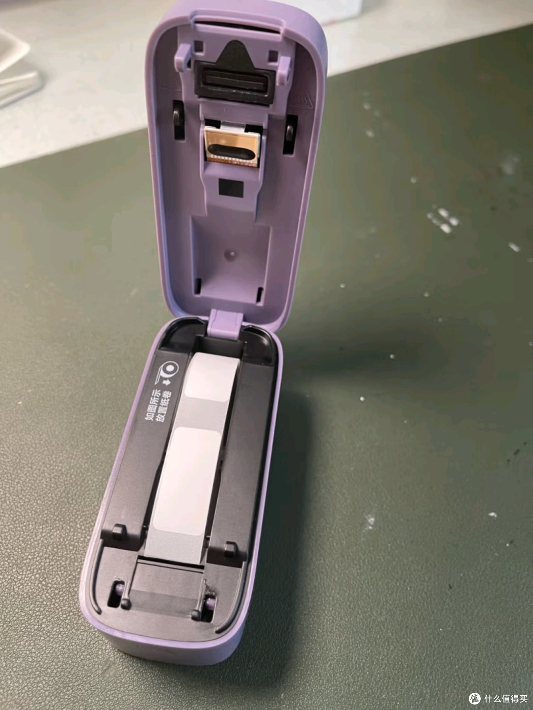 得力Q3紫家用便携式热敏标签打印机：生活收纳的艺术大师