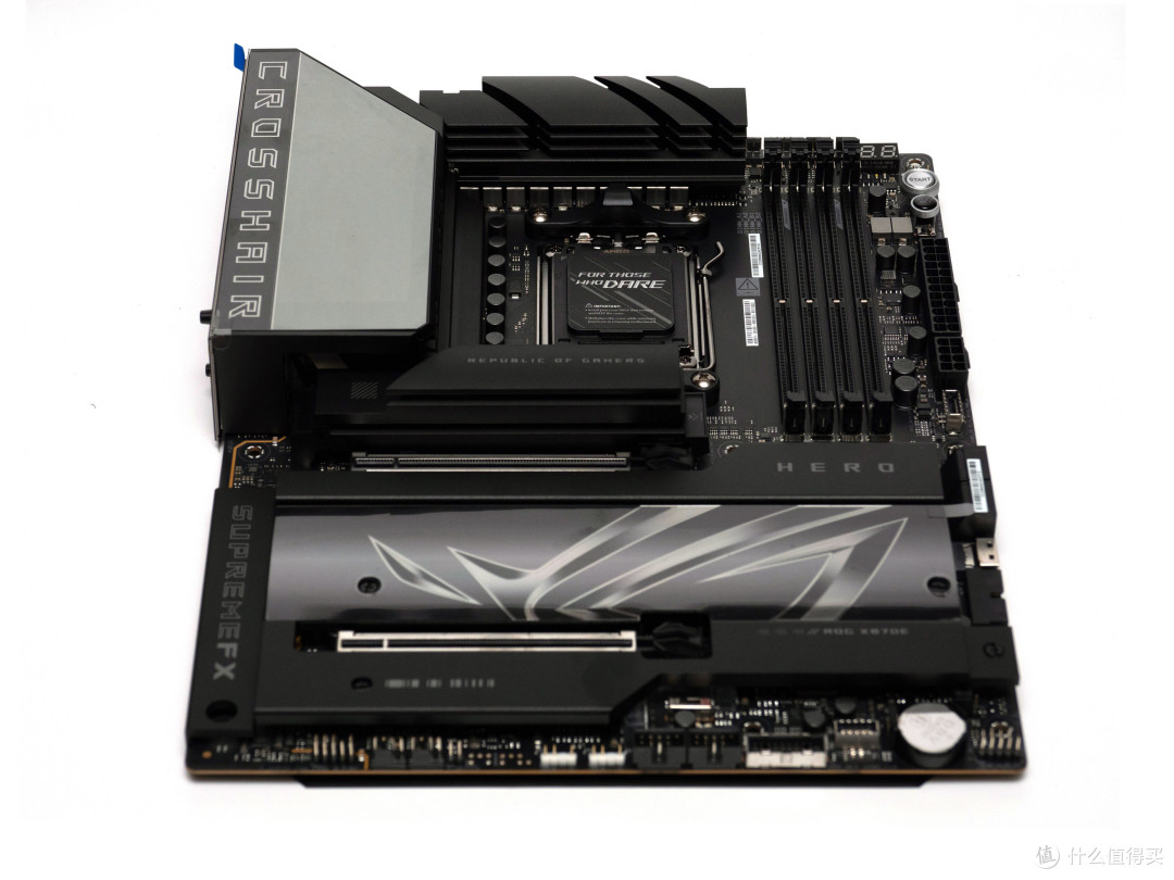 高端秀:最高端的ZEN5 X870E主板之一,华硕ROG CROSSHAIR X870E Hero首发评测!