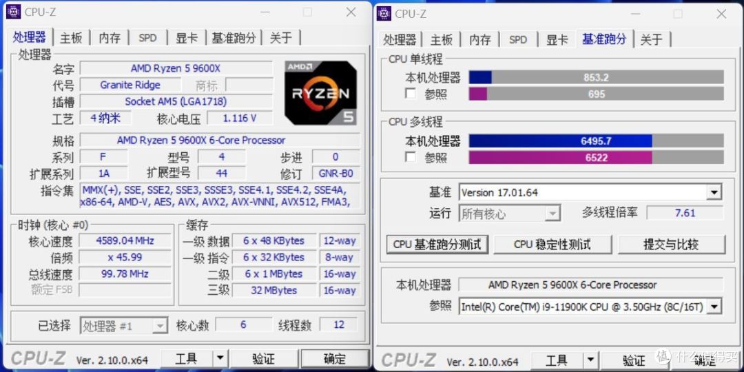 中端处理器选谁好?R5 9600X大战i5 14600KF