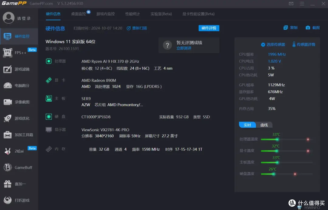 80T算力加持、这才是真正的AIPC丨零刻SER9深度测评