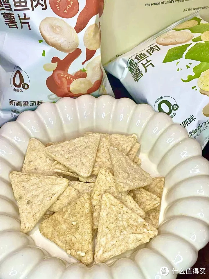 食验室鳕鱼鸡胸肉脆薯片：非油炸0油健康解馋新选择