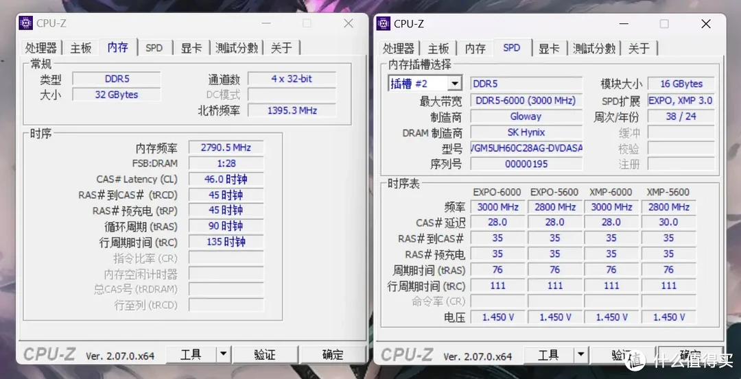 AMD平台也能轻松超频8000Mhz的DDR5内存，光威龙武6000 CL28套装