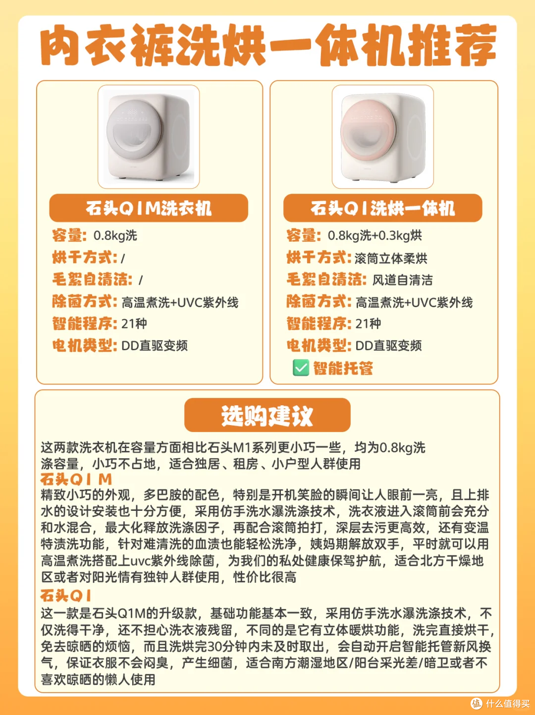 双十一石头内衣裤洗衣机深度测评!买前必看