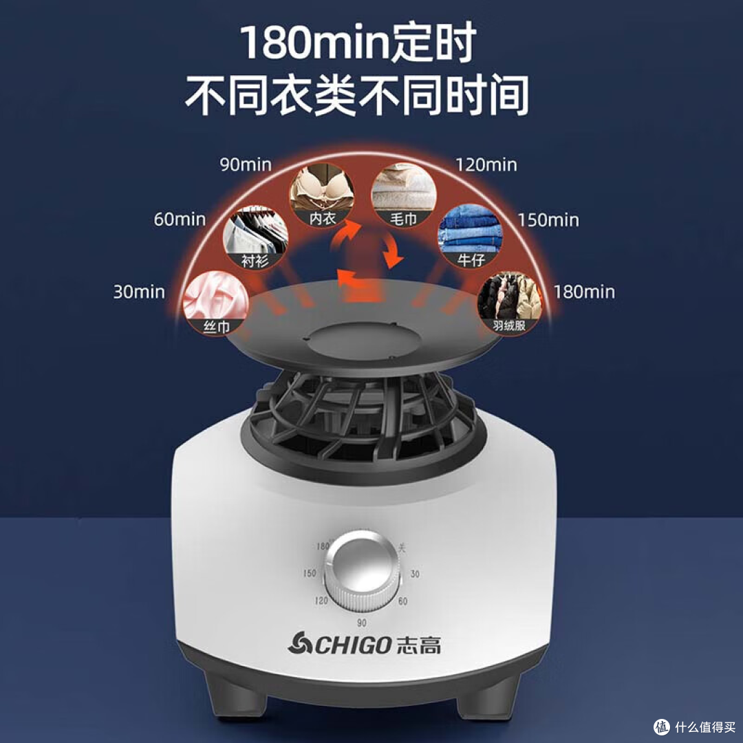 志高(CHIGO)烘干机家用干衣机小型衣柜式风干烘衣机