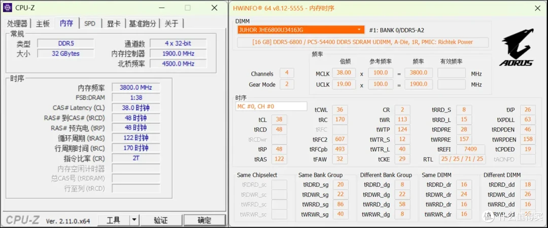 二次元装机好选择,玖合玲珑6800MHz DDR5内存
