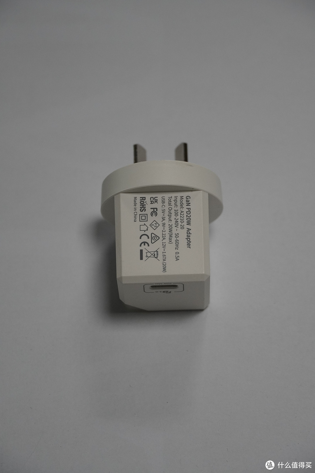 鸿达顺GaN PD20W Adapter试用报告