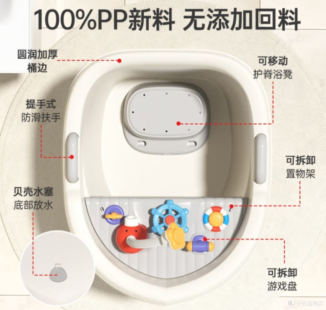 劳可里尼(NOCOLLINY)儿童泡澡桶
