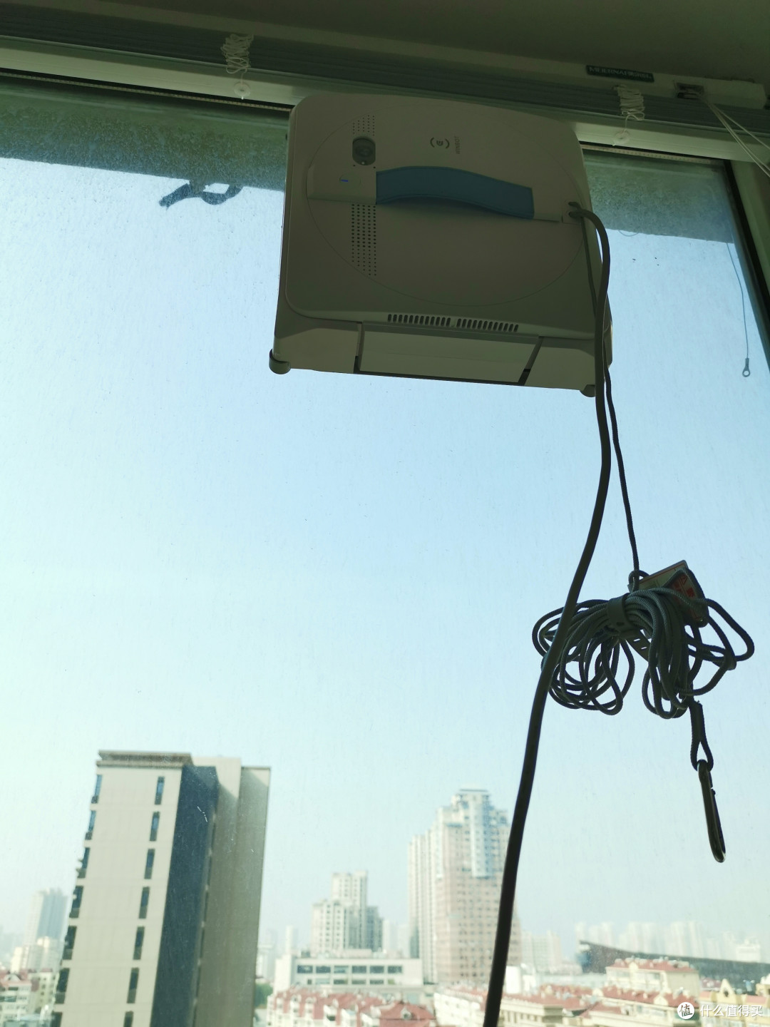 科沃斯擦窗机W1S型接驳和使用