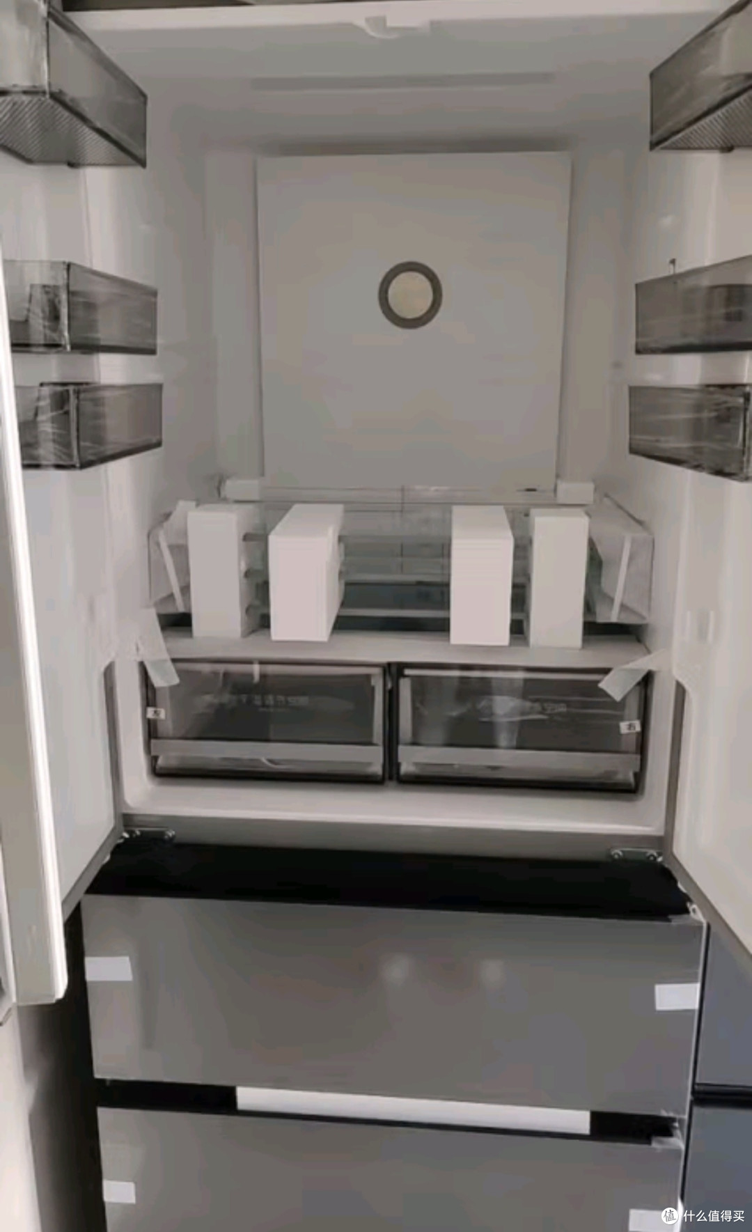 509升法式多门对开四开门电冰箱家用一级能效风冷无霜变频双循环节能超薄BCD-509WD18MP灰以旧换新