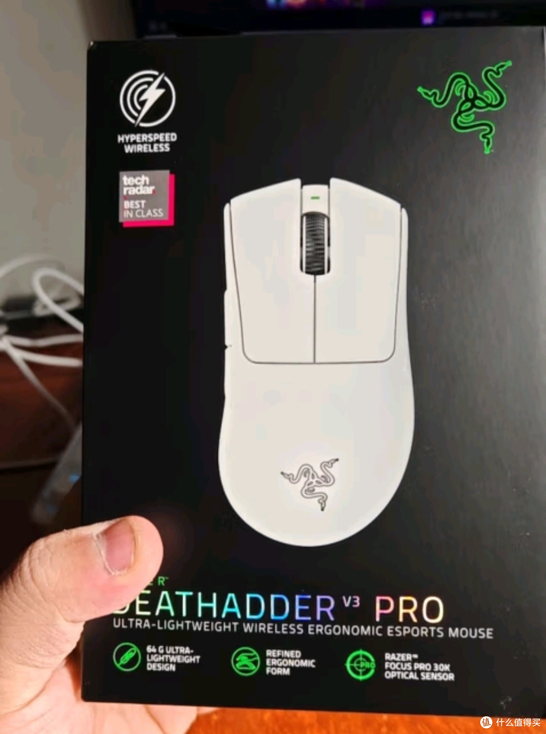 雷蛇炼狱蝰蛇V3 Pro专业版无线鼠标