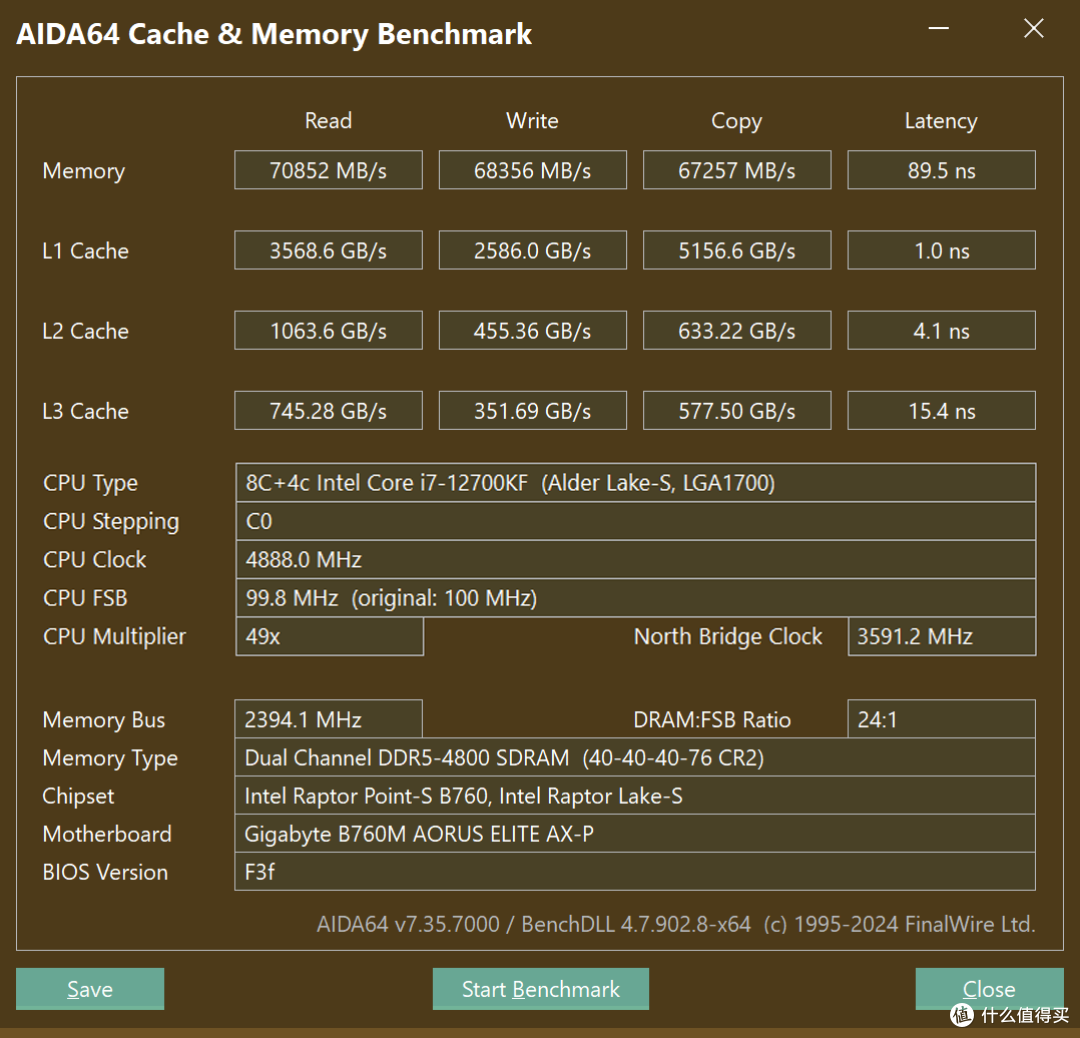 赶个潮流装个海景房主机,intel 12700+ 技嘉B760M雕妹+金百达星刃DDR5装机分享