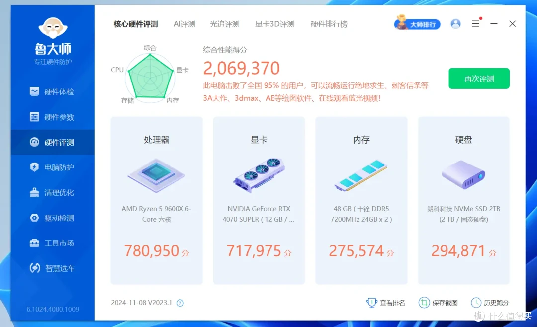 高频大容量兼得,十铨XTREEM 幻镜7200MHz 24G×2内存性能测试