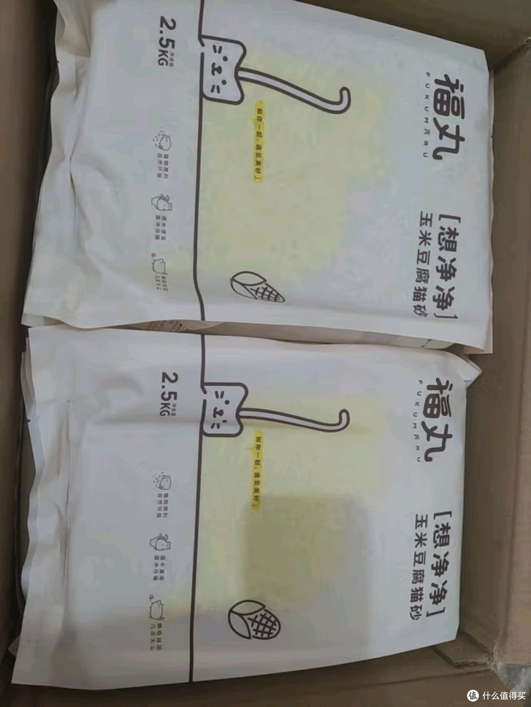 福丸 玉米豆腐猫砂 结团低粉尘 可冲厕所