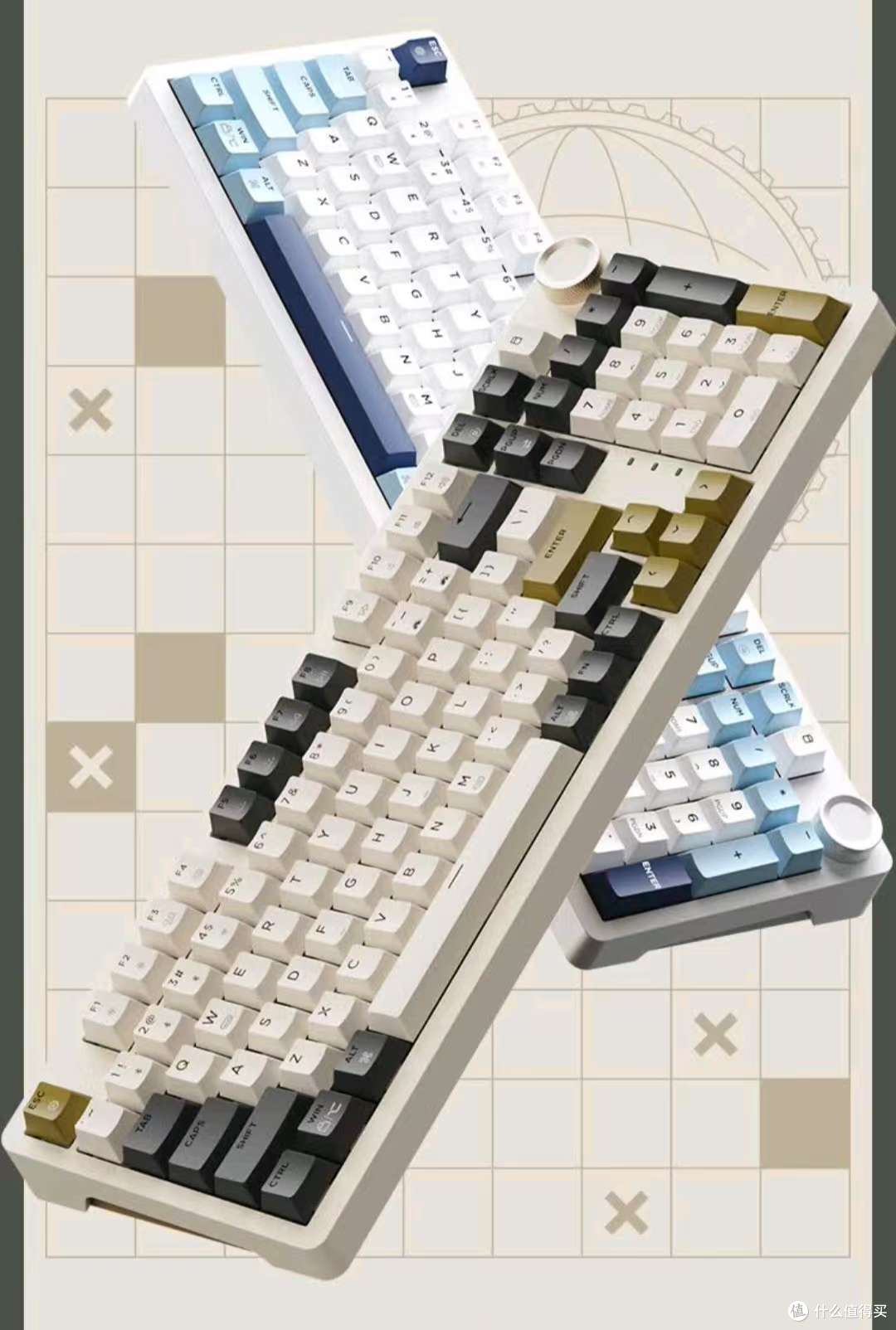 300元左右的机械键盘，日常办公用，经常需要使用到数字键盘的看过来！