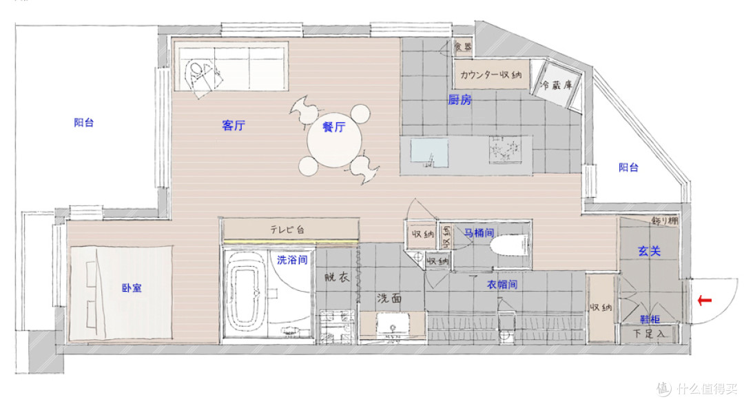 不囤积,不乱买,日本全职太太把55㎡小家布置出高雅生活,晒晒!