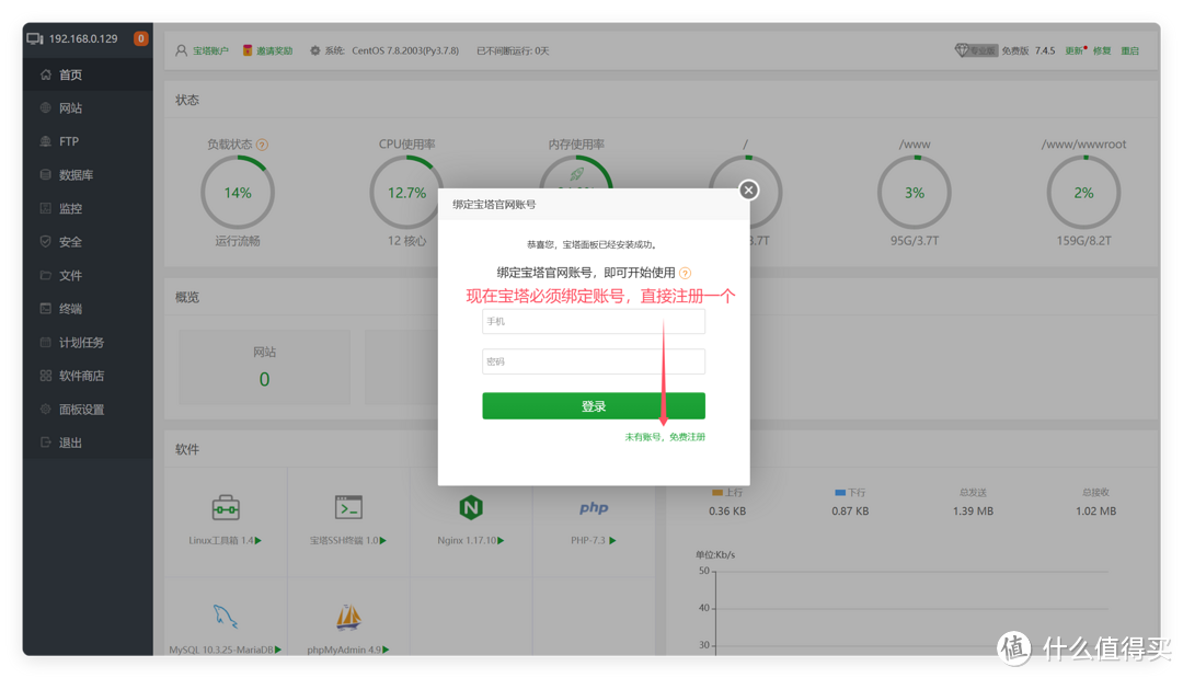 有NAS谁还买VPS阿？？极空间NAS安装「宝塔面板」「1Panel」，在下可以狠狠得榨干极空间的性能空间了