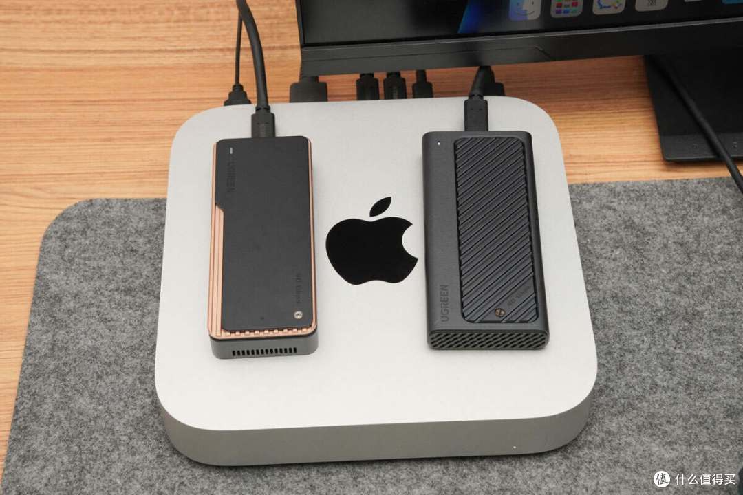 如何更有性价比给Mac mini扩容？绿联USB4固态硬盘盒使用体验