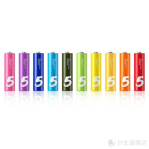 ZMI5号彩虹电池碱性10粒装适用于血压计/遥控器/鼠标/儿童玩具/智能门锁耳温枪血氧仪