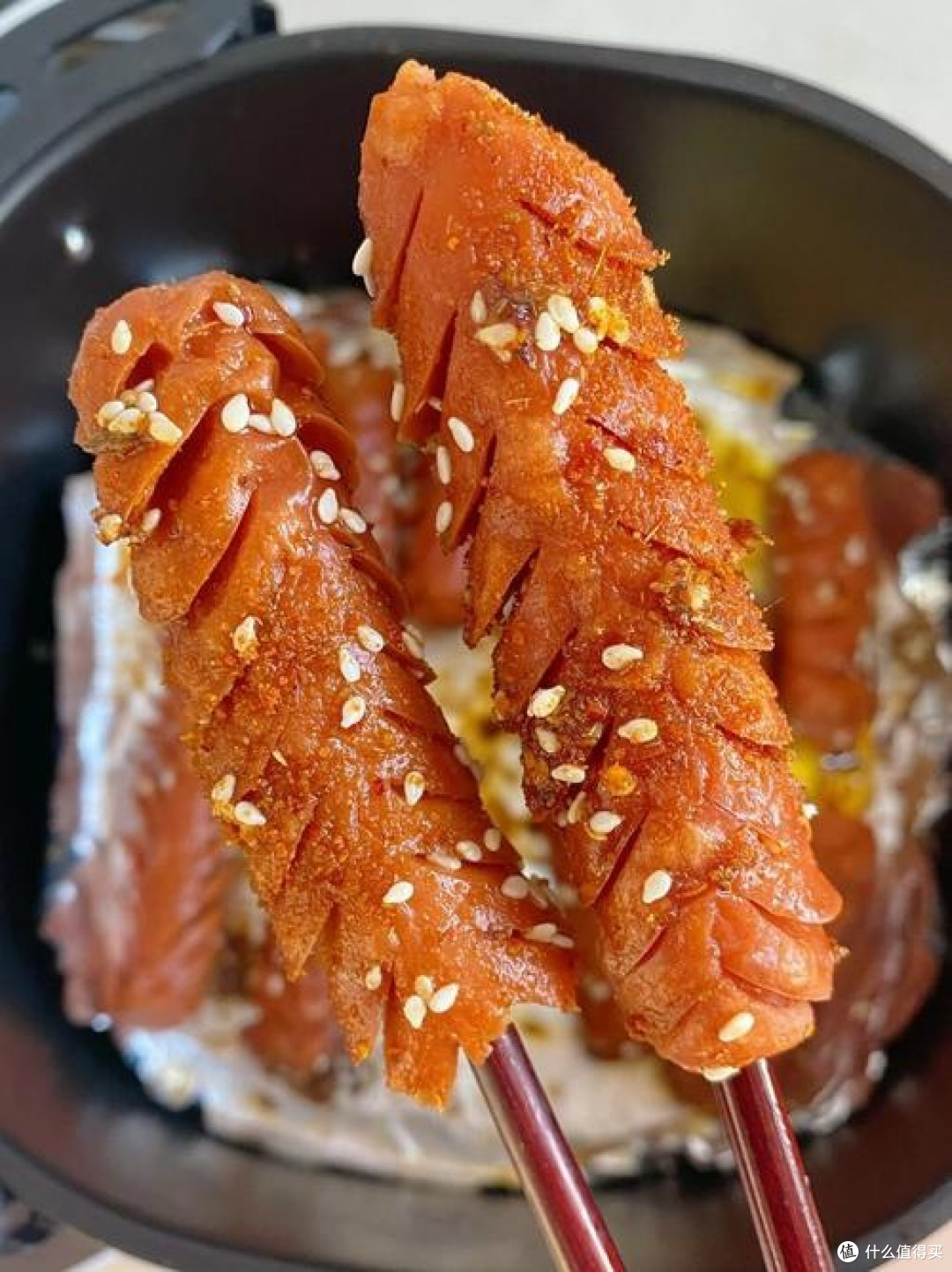空气炸锅版烤香肠：美味轻松享