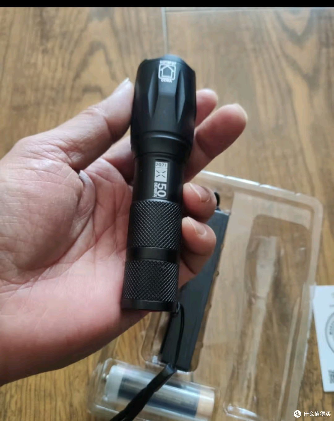 WarsunX50手电筒强光变焦可充电远射军超亮探照灯户外骑行家应急灯专用