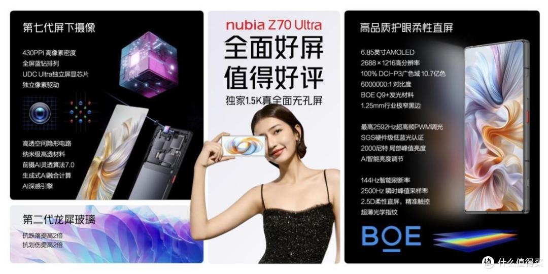 努比亚Z70 Ultra正式发布,开启一整块屏幕的AI体验
