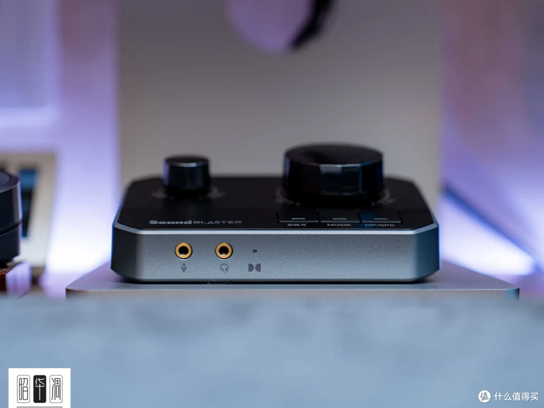 高解析双端输入,补全游戏音频最后短板|创新 Sound Blaster G8 DAC