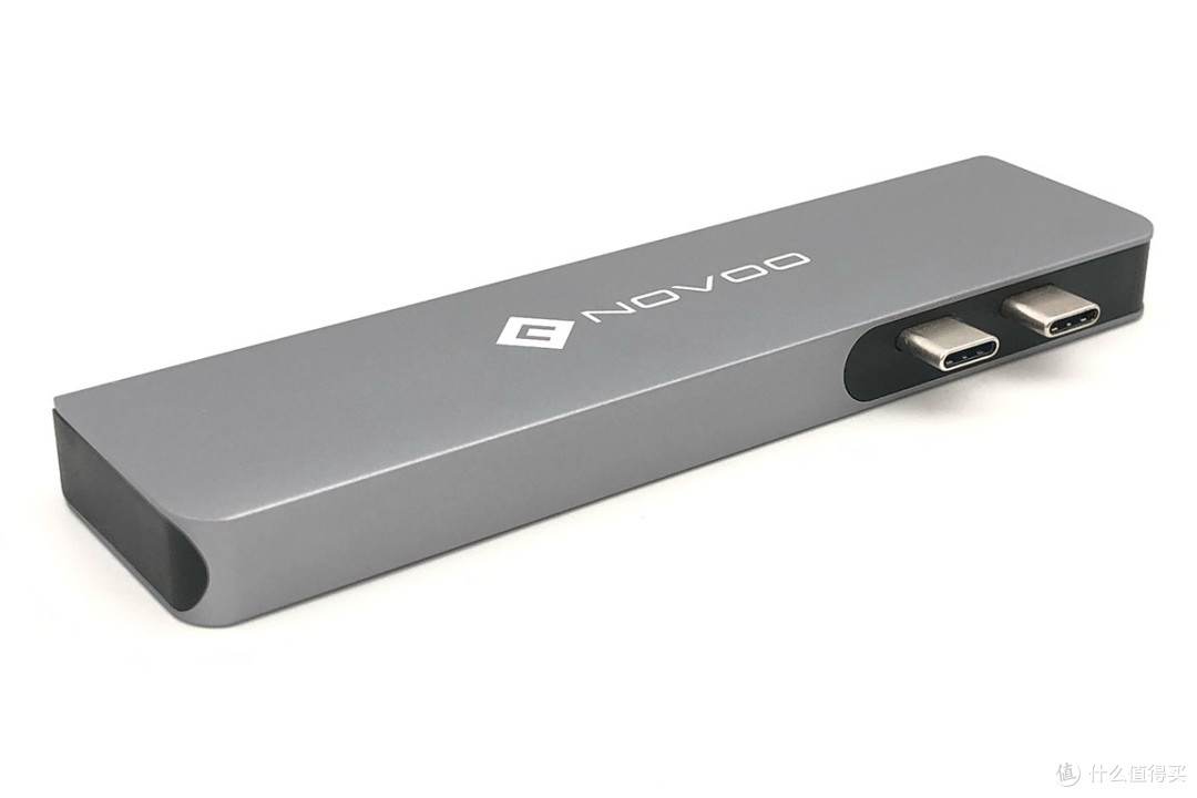 拆解报告：Novoo铝合金 7-in-2 USB C Hub 双type c接口拓展坞 4K HDMI PD3.0 100W 兼容Macbook Pro M1/2/3/4 (Grey) (NVHUB7IN2WGLX)