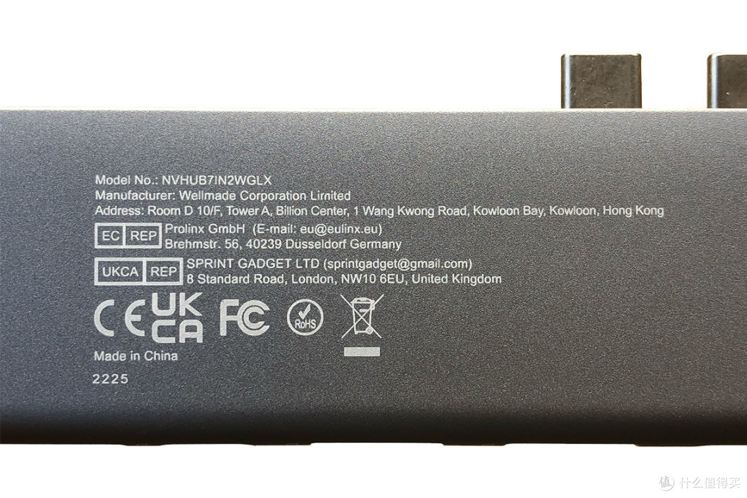 拆解报告：Novoo铝合金 7-in-2 USB C Hub 双type c接口拓展坞 4K HDMI PD3.0 100W 兼容Macbook Pro M1/2/3/4 (Grey) (NVHUB7IN2WGLX)
