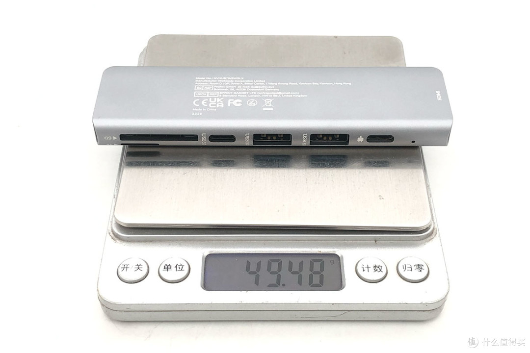 拆解报告：Novoo铝合金 7-in-2 USB C Hub 双type c接口拓展坞 4K HDMI PD3.0 100W 兼容Macbook Pro M1/2/3/4 (Grey) (NVHUB7IN2WGLX)