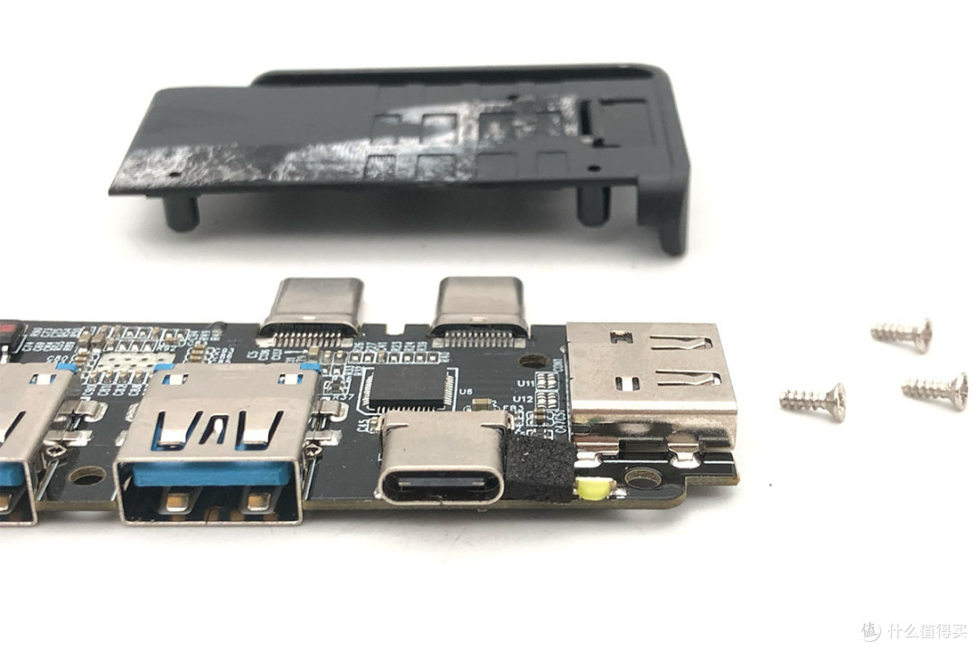 拆解报告：Novoo铝合金 7-in-2 USB C Hub 双type c接口拓展坞 4K HDMI PD3.0 100W 兼容Macbook Pro M1/2/3/4 (Grey) (NVHUB7IN2WGLX)