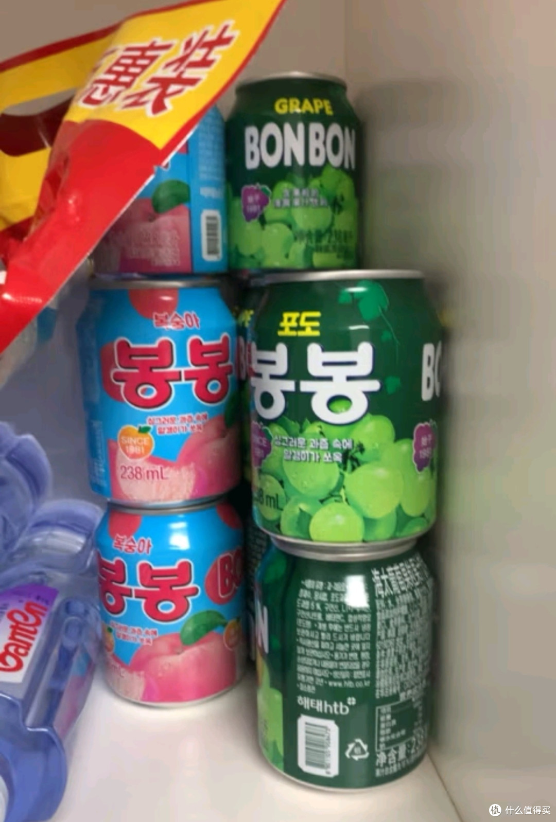 海太(HAITAI)韩国进口果肉饮料整箱网红乐天LOTTE芒果汁海太葡萄汁
