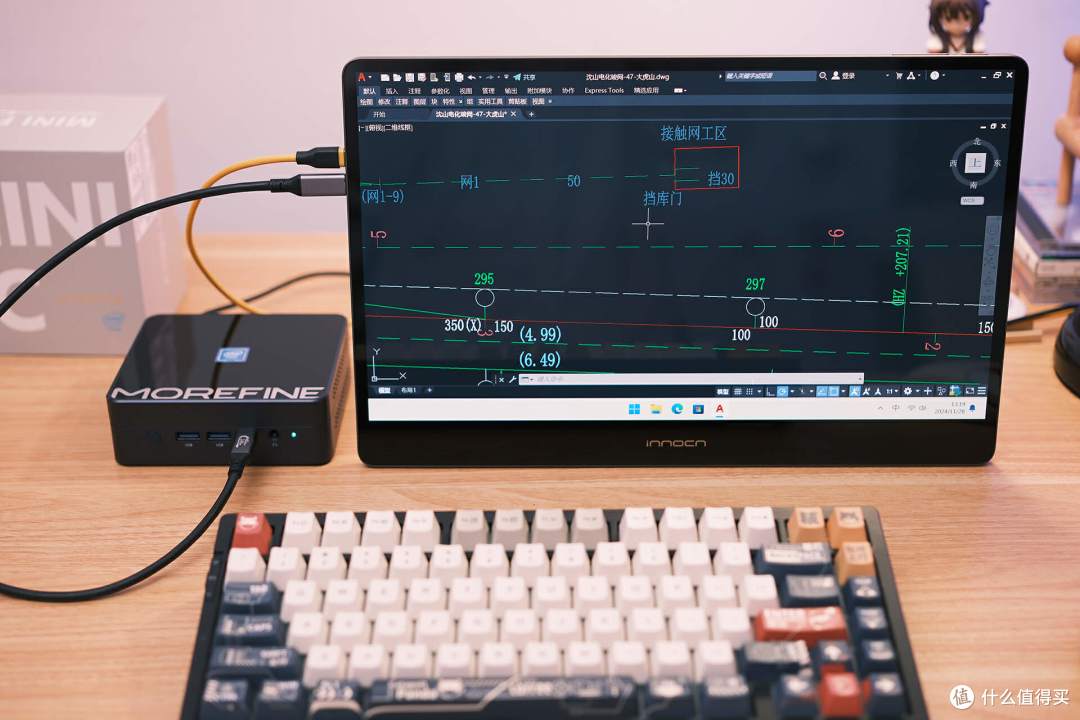 Type-C供电，前置USB-C后置HDMI+DP三屏4K，摩方M9S迷你主机测评