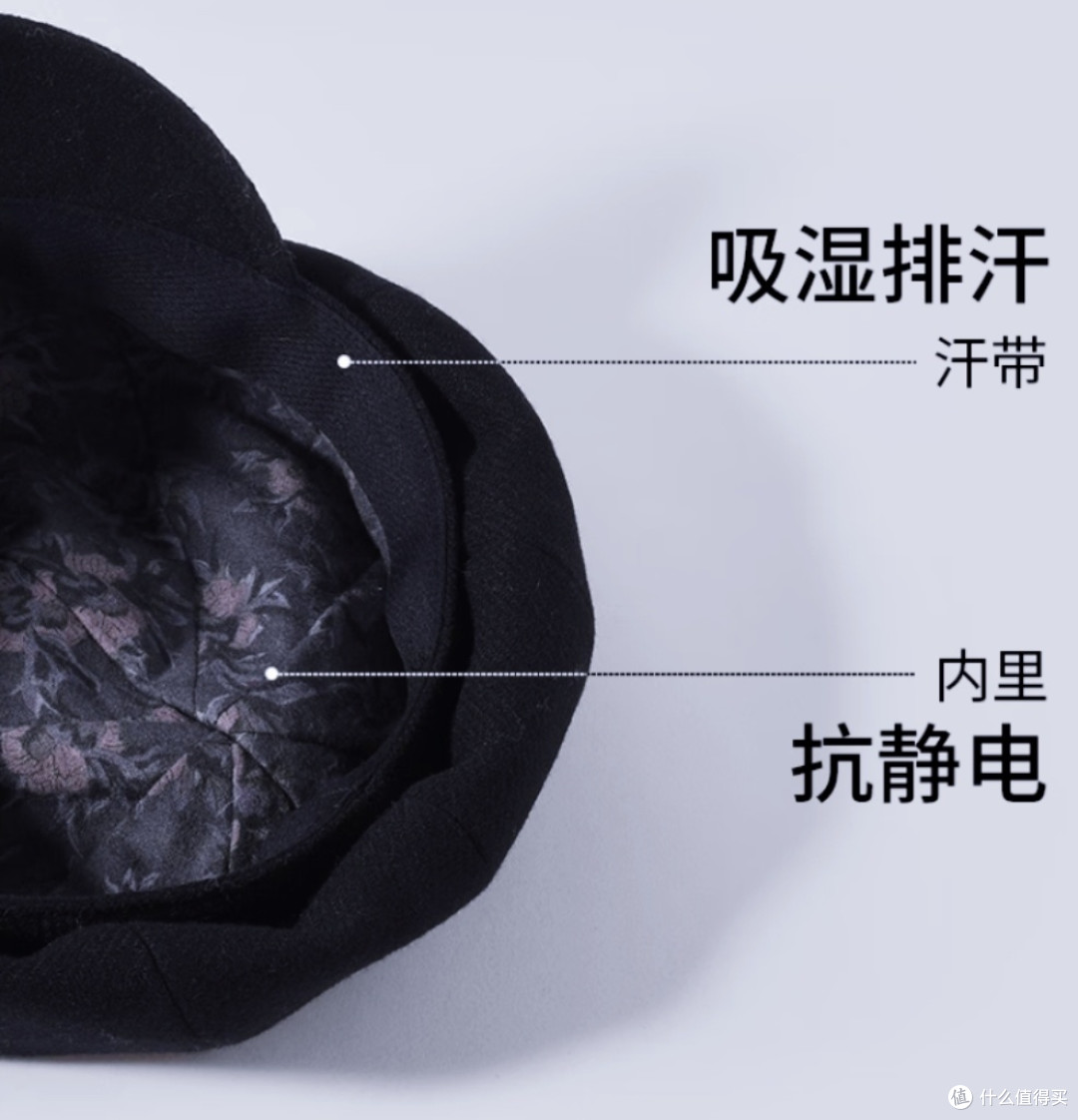 秋冬时尚单品:卡蒙 纯羊毛鸭舌贝雷帽
