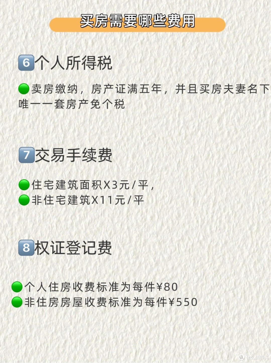 原来买房不止首付,还有你必须知道的费用