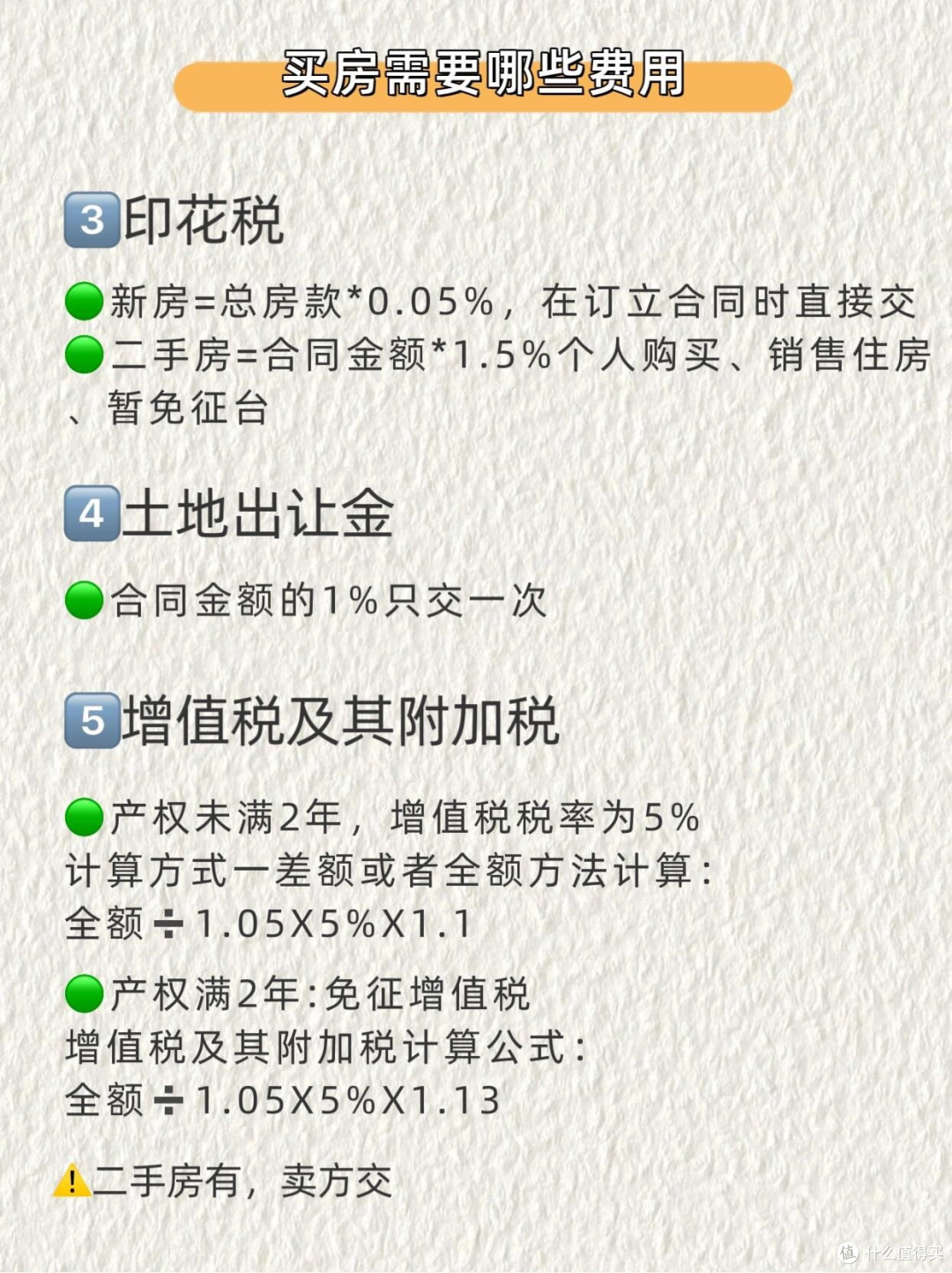 原来买房不止首付,还有你必须知道的费用