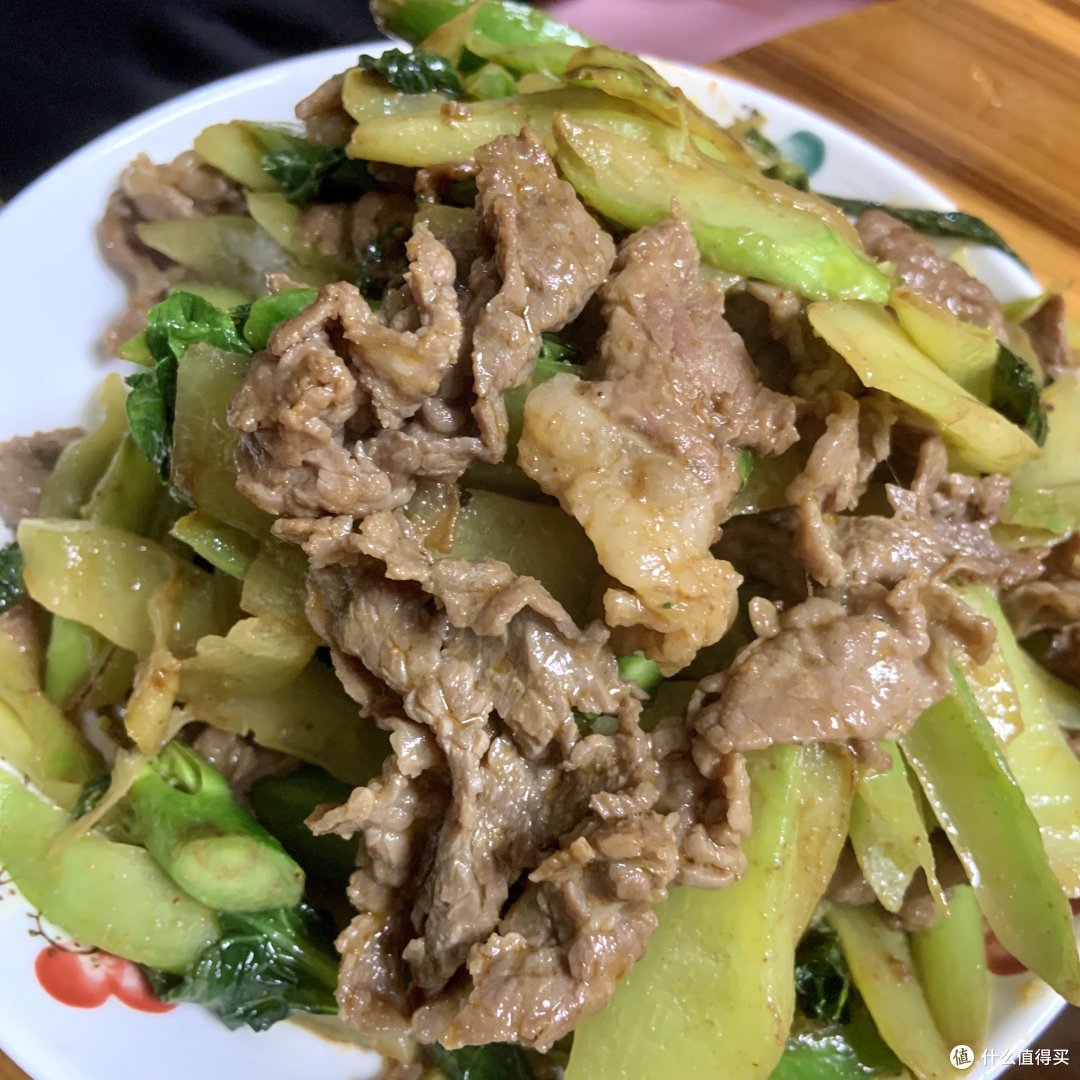 牛肉炒芥蓝
