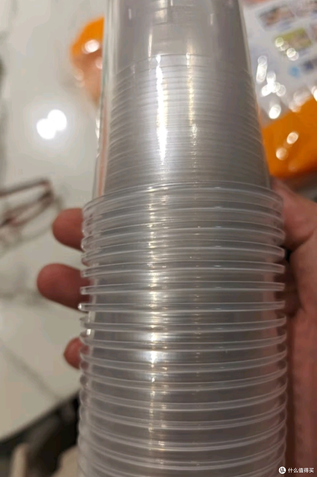 妙洁 一次性杯子 240ml*100只 塑料中号 安全无异味