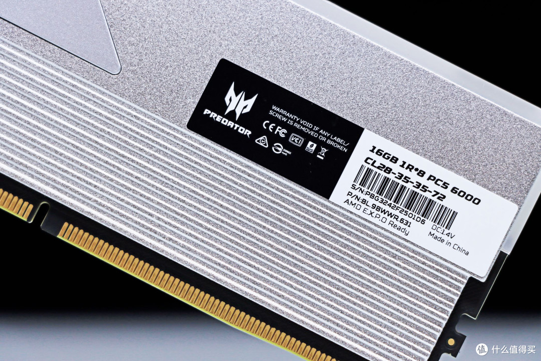 锐龙 9000 好搭档!宏碁掠夺者 炫光星舰 DDR5 6000 C28 16G*2