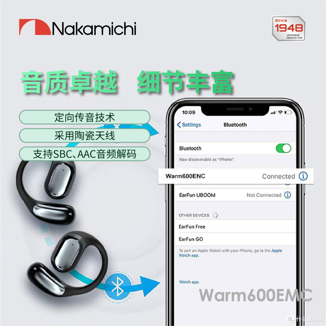 挖到宝啦!狂甩不掉,运动耳机--nakamichi 600ENC