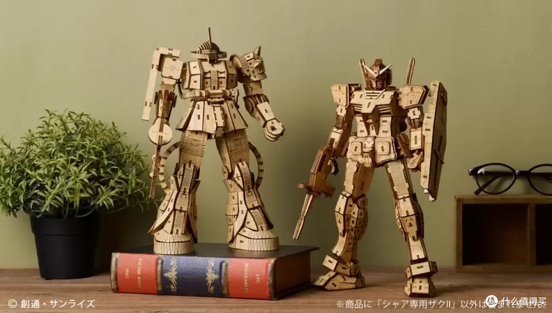 358个零件用竹子造高达?竹工艺拼装系列夏亚专用萨克重磅来袭