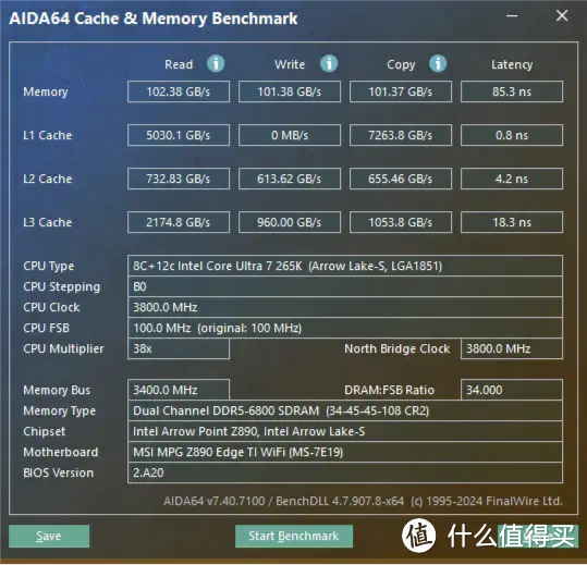 性能表现割裂，体验一言难尽，英特尔Ultra 7 265K 处理器 评测