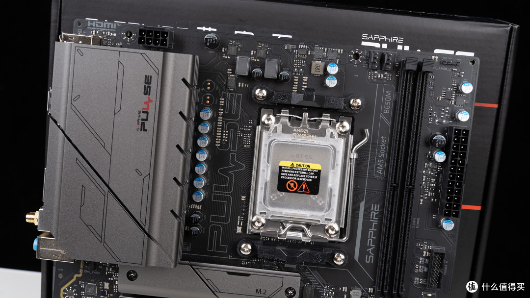9800X3D性价比座驾,蓝宝石PULSE 脉动 B650M WIFI主板评测